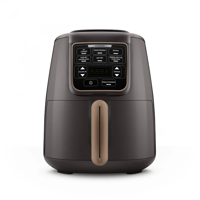 Karaca Air Pro Cook XL 2 in 1 Konuşan Airfryer Walnut Brown