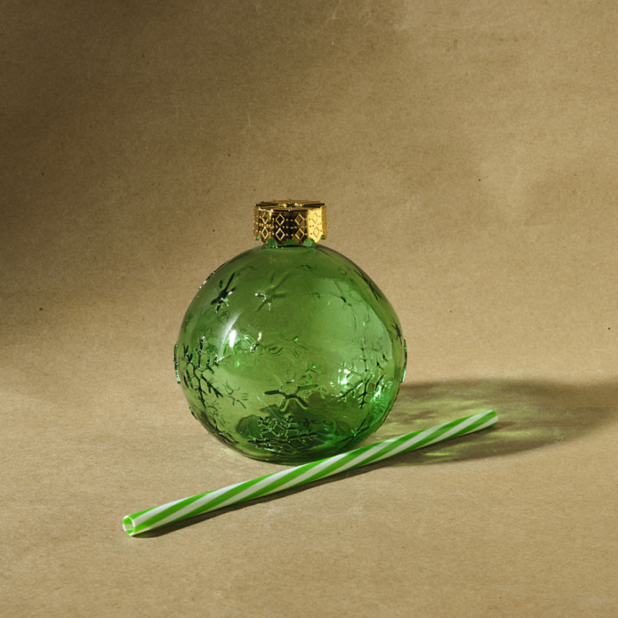 Karaca New Year Yılbaşı Wish Pipetli 400 Ml Kupa Yeşil 
