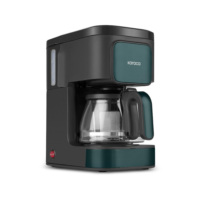 Karaca Just Coffee Aroma 2 in 1 New Year Yılbaşı Filtre Kahve ve Çay Demleme Makinesi Pine Green