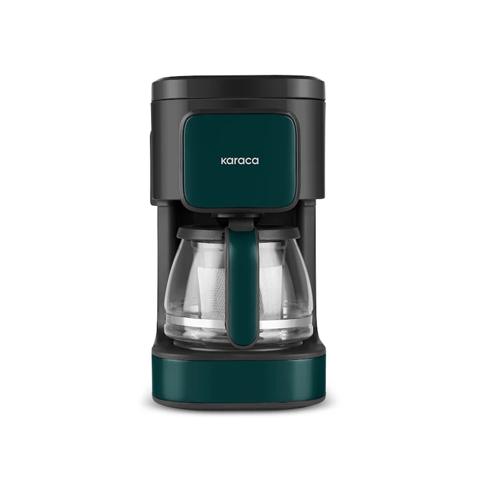 Karaca Just Coffee Aroma 2 in 1 New Year Yılbaşı Filtre Kahve ve Çay Demleme Makinesi Pine Green