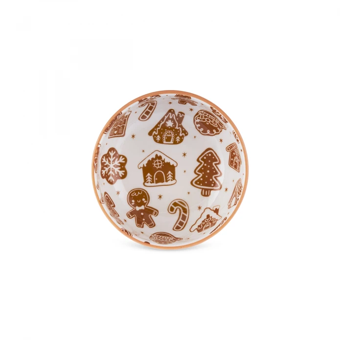 Karaca New Year Yılbaşı Gingerbread Round Çerezlik 10 Cm