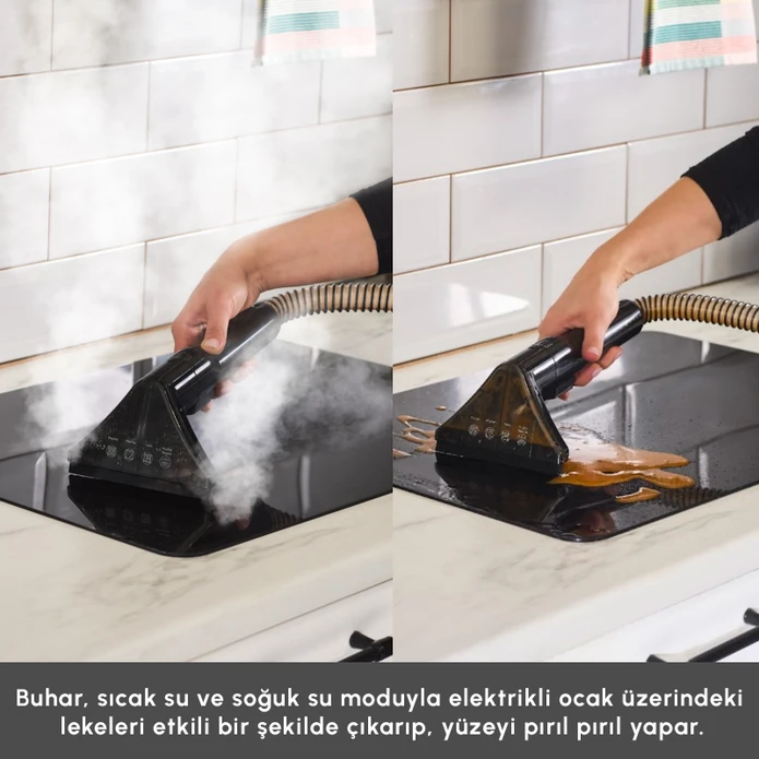 Karaca Vantuz Deepclean Buharlı Halı ve Koltuk Yıkama Makinesi Antrasit