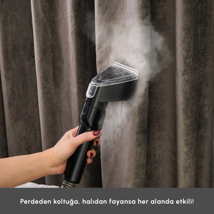 Karaca Vantuz Deepclean Buharlı Halı ve Koltuk Yıkama Makinesi Antrasit