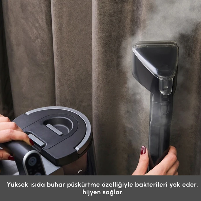 Karaca Vantuz Deepclean Buharlı Halı ve Koltuk Yıkama Makinesi Antrasit