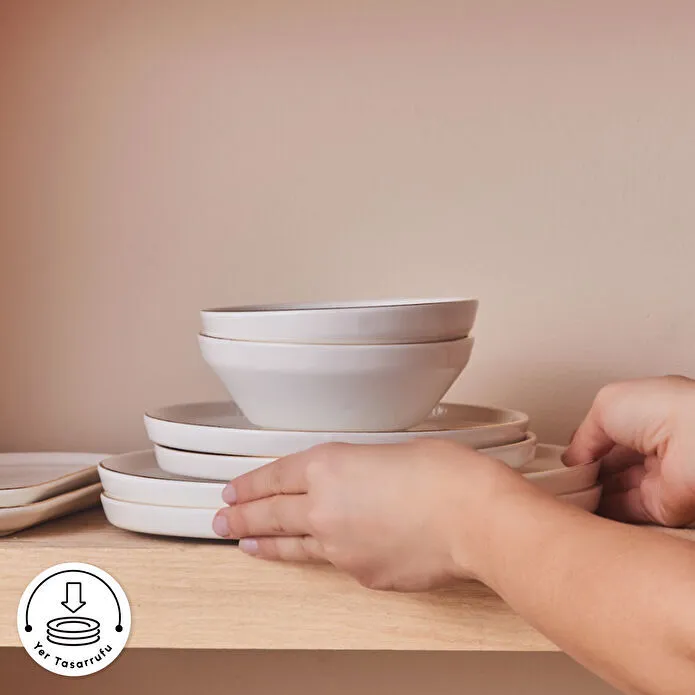 Karaca Soft 8 Parça 2 Kişilik Yemek Takımı