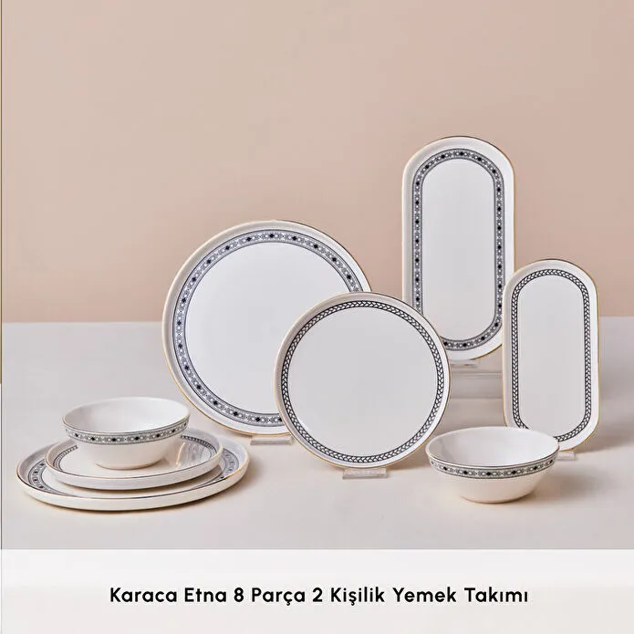 Karaca Etna 8 Parça 2 Kişilik Yemek Takımı