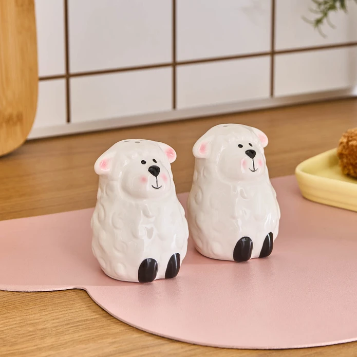 Karaca Sheepy Tuzluk ve Biberlik Beyaz