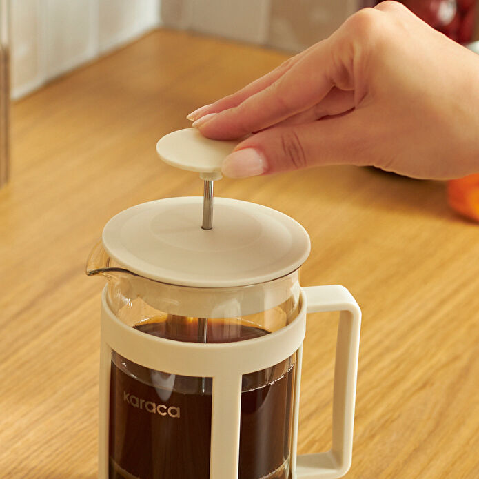 Karaca Rita French Press 600 ml Krem