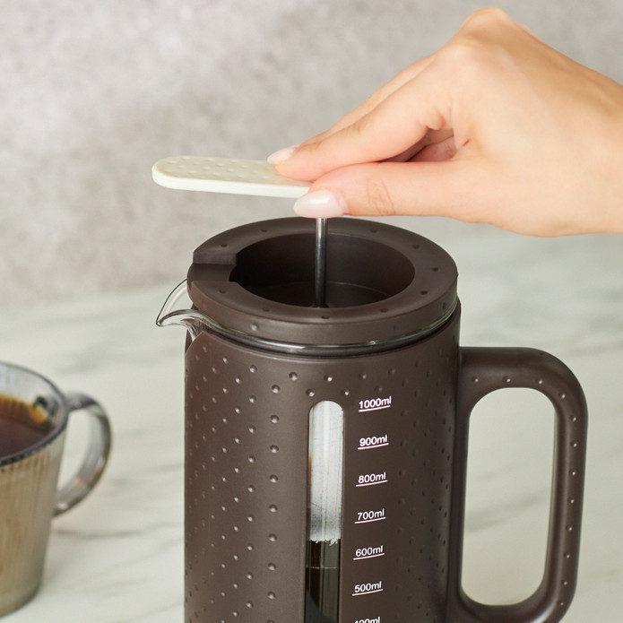 Karaca Vini French Press 1000 ml Kahverengi