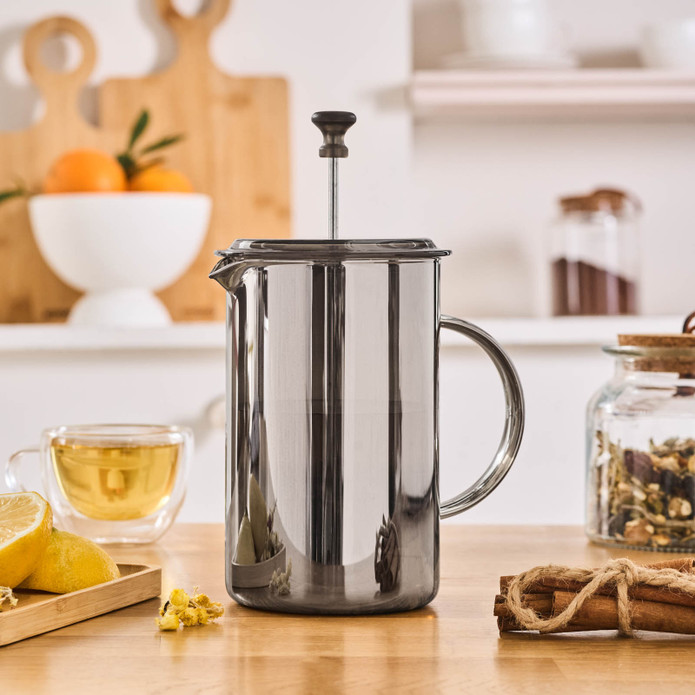 Karaca Alina French Press Gri 800 ml