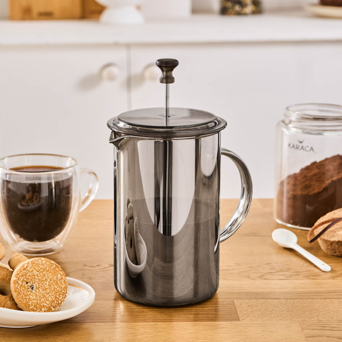 Karaca Alina French Press Gri 800 ml