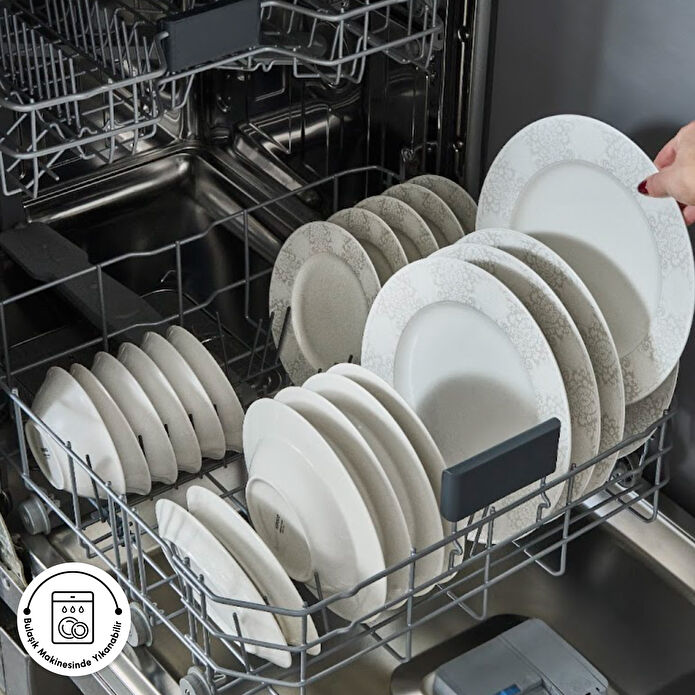 Karaca Forever Bone Olio 53 Parça 12 Kişilik Yemek Takımı