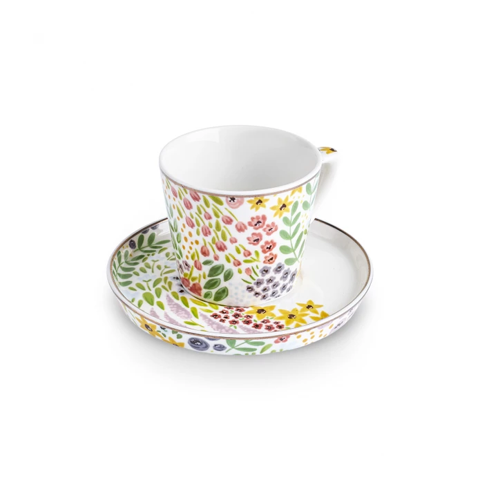 Karaca Fiore Kahve Fincanı ve Tabağı 105 ml