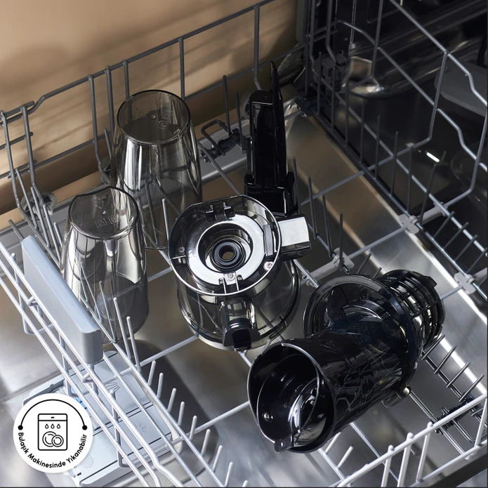 Karaca Fresh Press Slow Juicer Yavaş Sıkım Katı Meyve Sıkacağı Cream