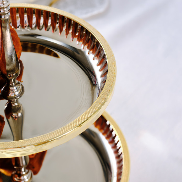 Karaca Ring 2 Katlı Kek Standı 33x21,5x25 cm