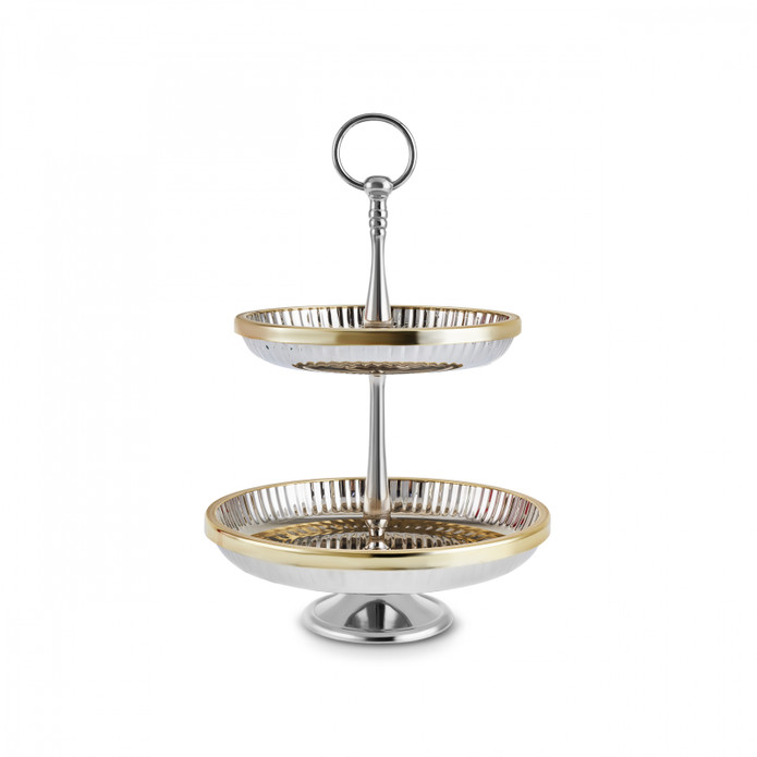 Karaca Ring 2 Katlı Kek Standı 33x21,5x25 cm