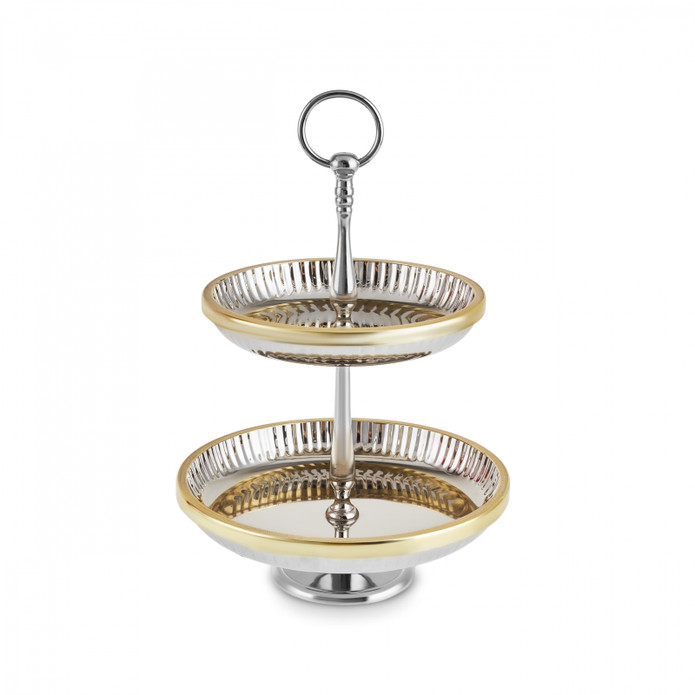 Karaca Ring 2 Katlı Kek Standı 33x21,5x25 cm