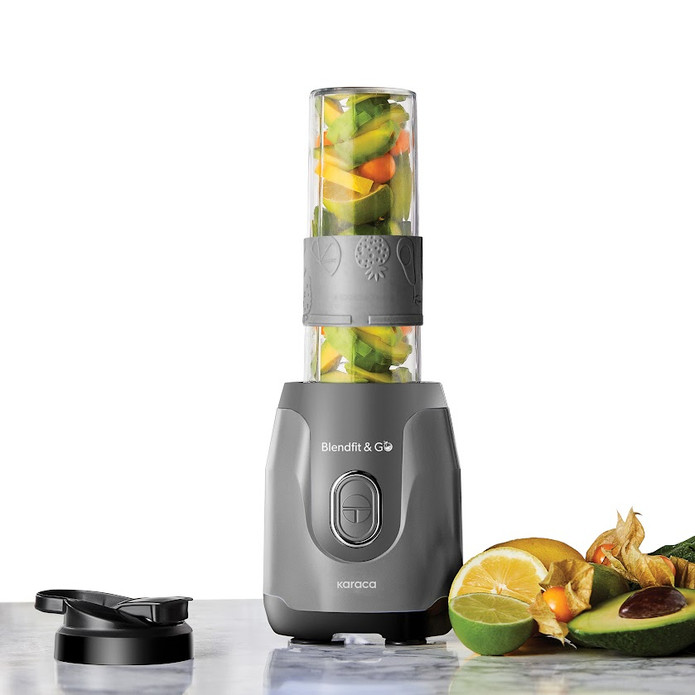 Karaca Blendfit ve Go Duo Çİft Hazneli Personal Kişisel Smoothie Blender Silver