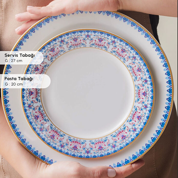 Karaca Forever Bone Melen 24 Parça 6 Kişilik Yemek Takımı