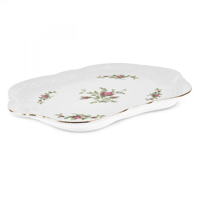 Karaca Vintage Rose Kayık Tabak 35 cm