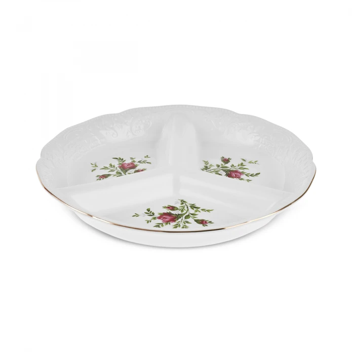 Karaca Vintage Rose Bölmeli Sunumluk 25 cm