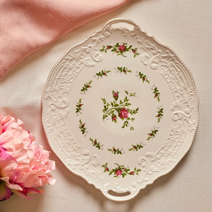 Karaca Vintage Rose Tepsi 35 cm