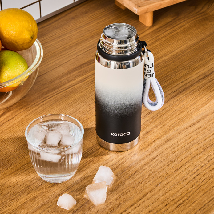 Karaca İnoxis Çelik Sızdırmaz Termos 550 Ml Siyah