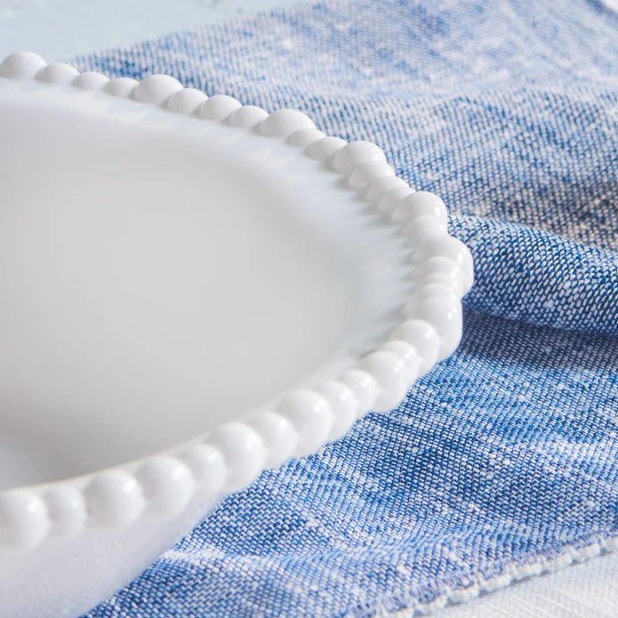 Karaca Perla Melamin Çukur Tabak 22 cm Beyaz