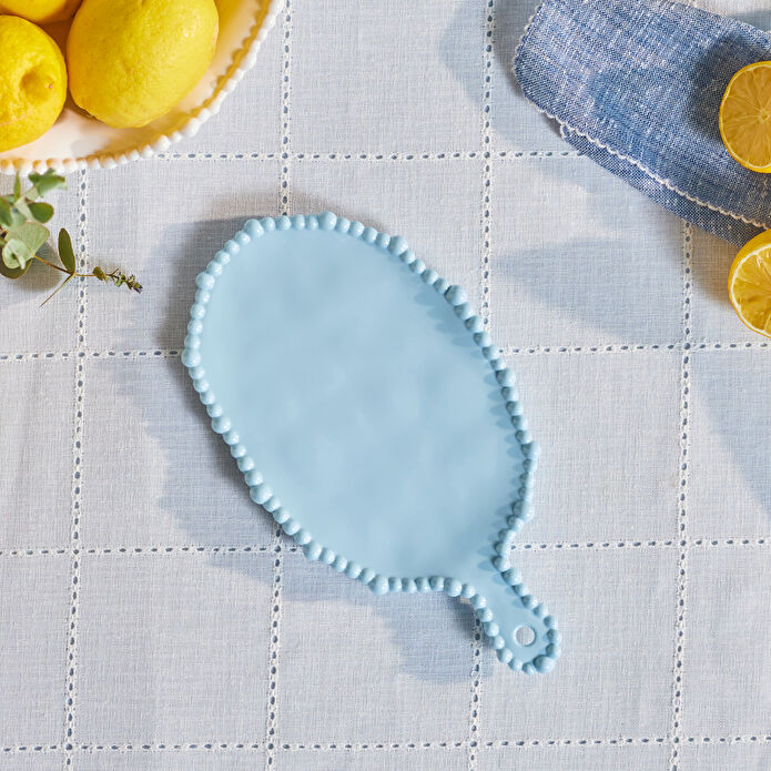 Karaca Perla Melamin Peynir Tabağı 28 cm Mavi