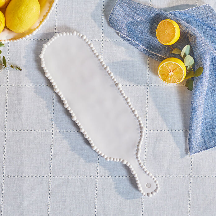 Karaca Perla Melamin Peynir Tabağı 43 cm Beyaz