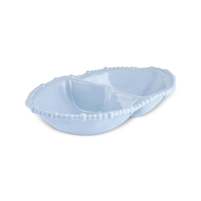 Karaca Perla Melamin Bölmeli Çerezlik Oval 33 cm Mavi