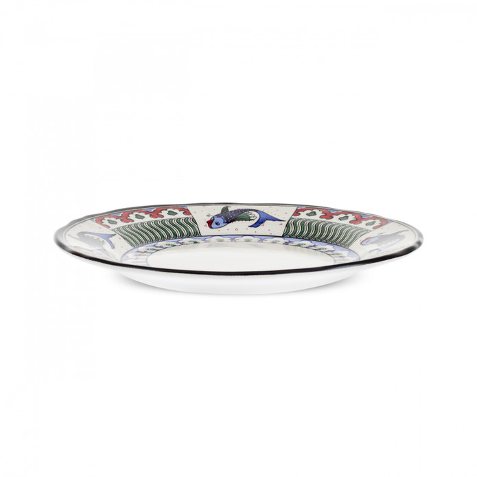 Karaca İznik Balık Pasta Tabağı 21 cm