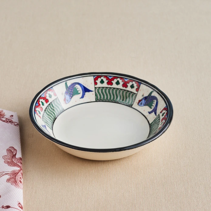 Karaca x Ömür Akkor İznik Balık Çerezlik 14 cm