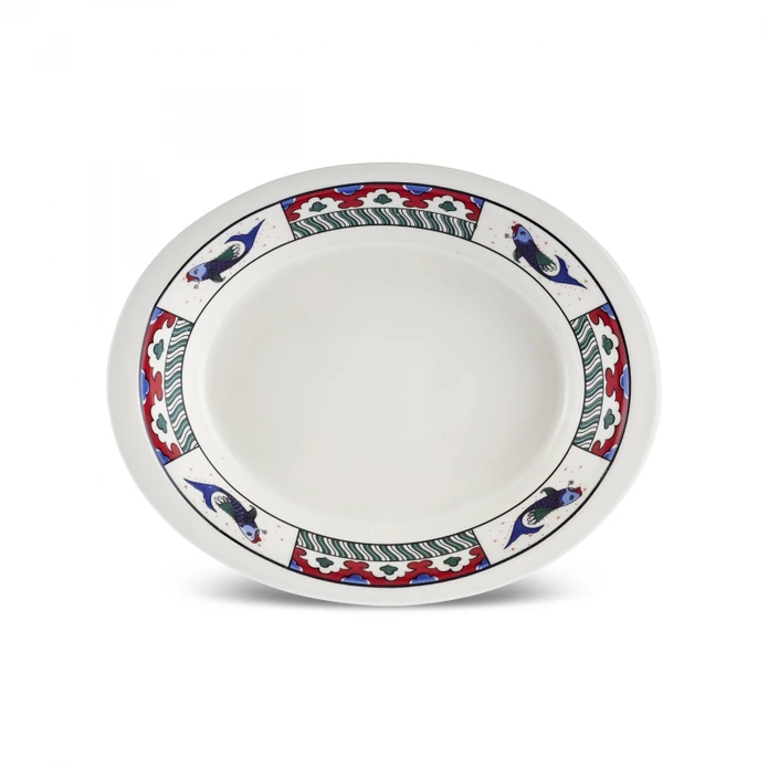 Karaca x Ömür Akkor İznik Balık Fırın Kabı 22 cm