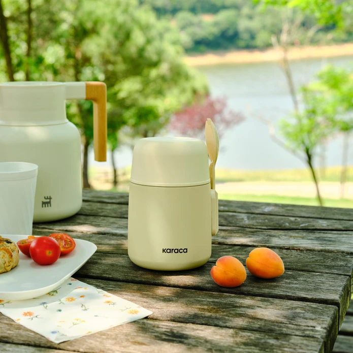 Karaca Yemek Termosu Krem 500 ml