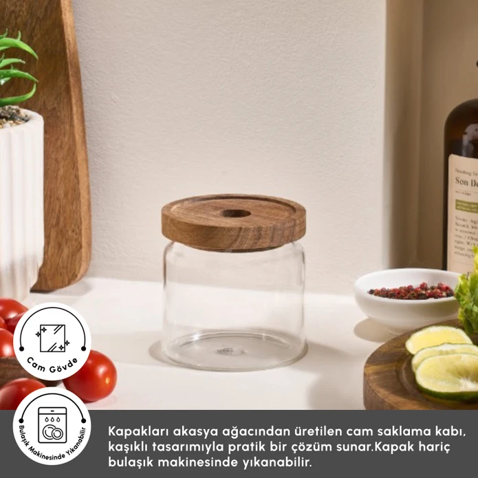 Karaca Mova Akasya Saklama Kabı 500 ml