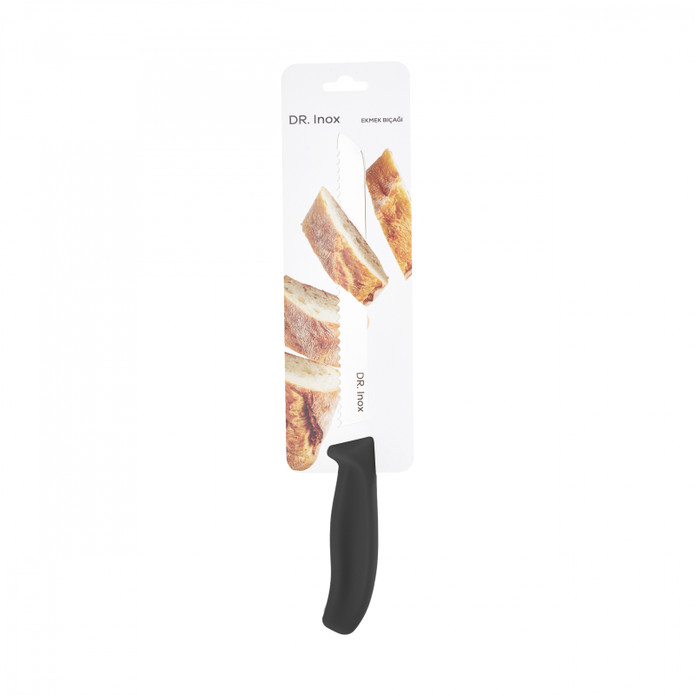Dr. Inox Ekmek Bıçağı 32 cm Siyah