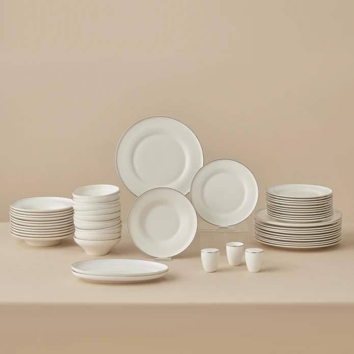 Karaca Elegance Bone Alba 53 Parça 12 Kişilik Yemek Takımı