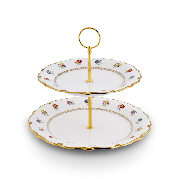 Karaca Royal Bone Diana Katlı Kurabiyelik Gold
