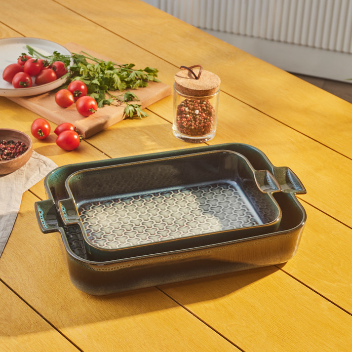 Karaca Culina Reaktif Fırın Kabı Mavi 38 cm