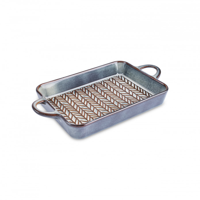 Karaca Culina Reaktif Fırın Kabı Gri 36 cm