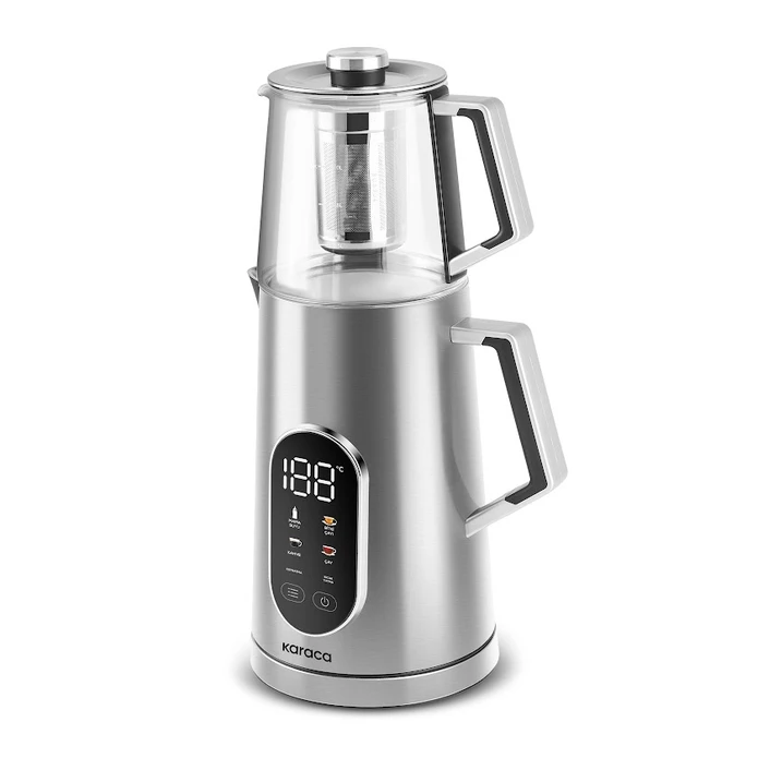 Karaca Cool Touch 1503 Dijital Çift Cidarlı Çay Makinesi Inox
