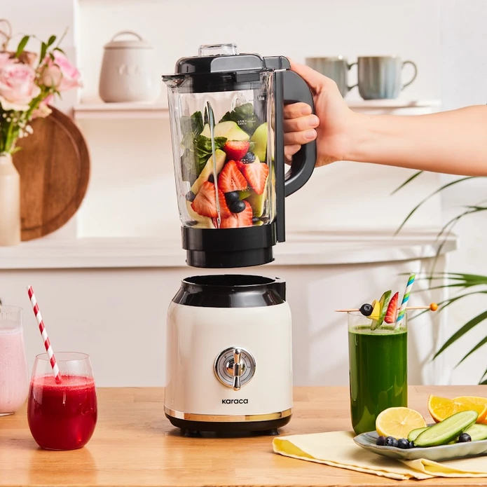 Karaca Vintage Craft Smoothie Blender Cream