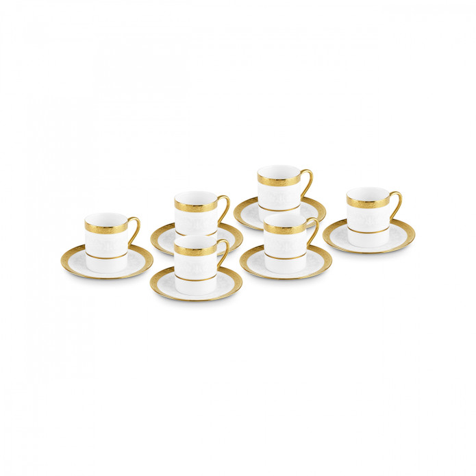 Karaca Royal Bone Victoria 6 Kişilik Kahve Fincanı 90 Ml