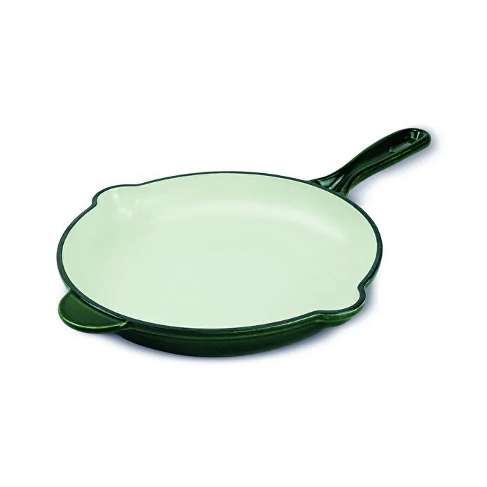 Karaca Heritage Demir Döküm Emayeli Tava Yeşil 26 cm