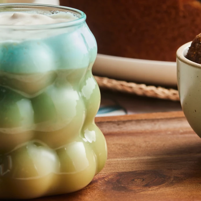 Karaca Buble Latte Bardağı 390 ml Yeşil