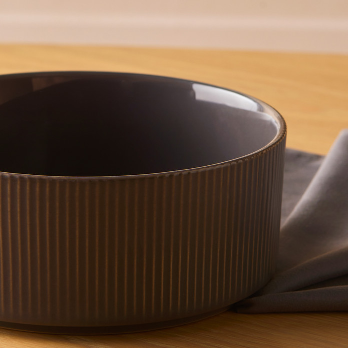 Karaca Massimo Bowl Kase Antrasit 17 cm 
