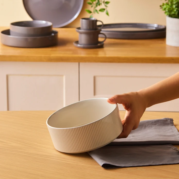 Karaca Massimo Bowl Kase 17 cm Krem 