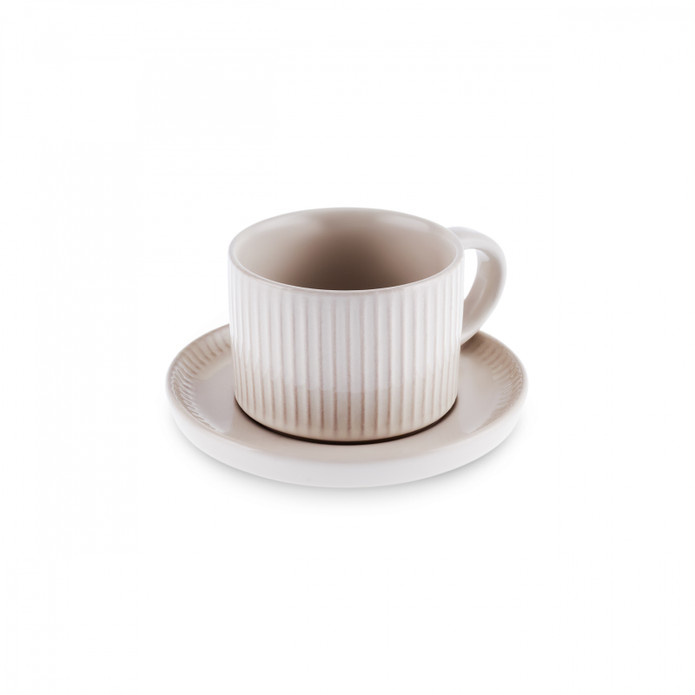 Karaca Massimo Kahve Fincanı ve Tabağı Krem 90 ml