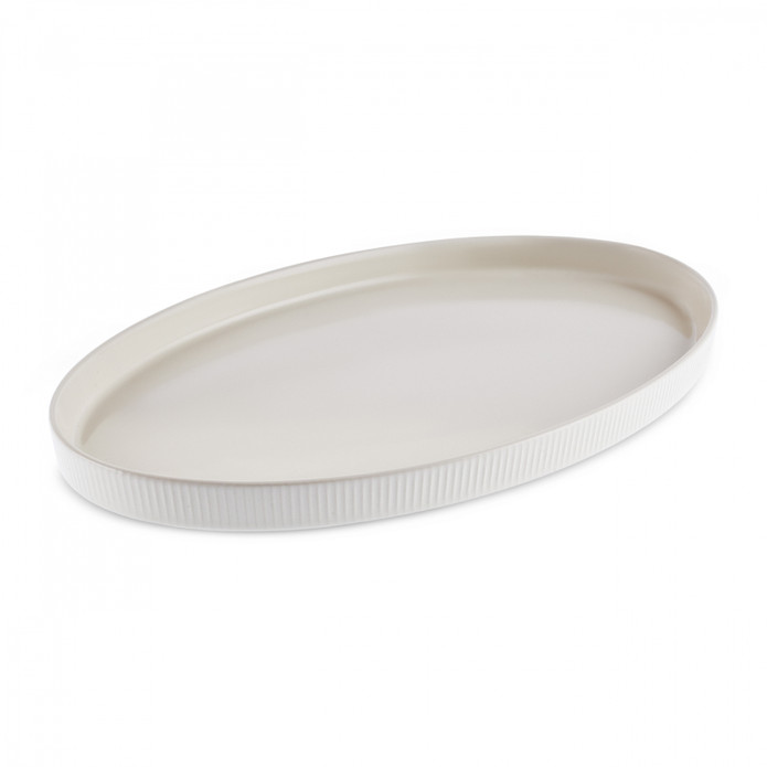 Karaca Massimo Kayık Tabak Krem 35 cm